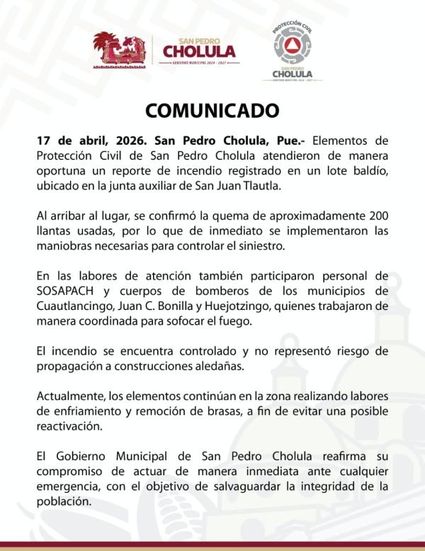 COMUNICADO