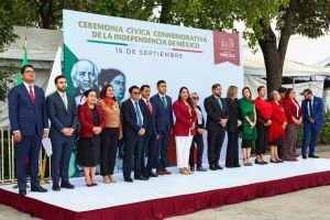 Encabeza Tonantzin Fernández ceremonia conmemorativa de la Independencia de México