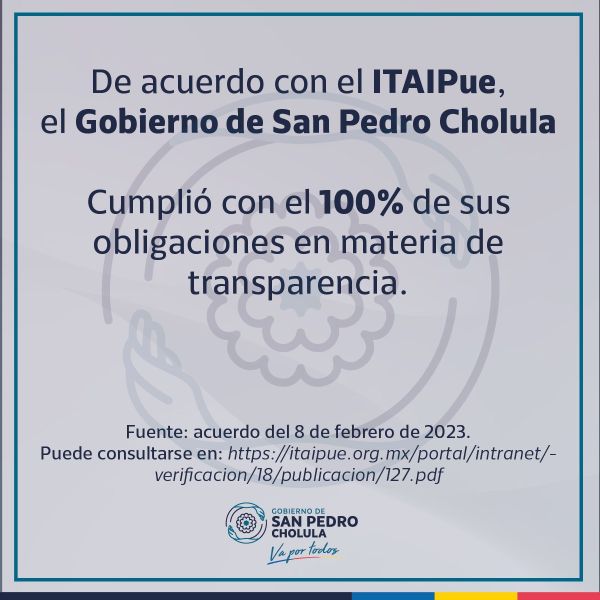 CUMPLE GOBIERNO DE PAOLA ANGON CON EL 100% DE SUS OBLIGACIONES EN TRANSPARENCIA: ITAIPUE
