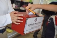 Con “Buzón Rojo”, Tonantzin Fernández fortalece la prevención en escuelas de San Pedro Cholula