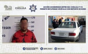 Acción coordinada entre SSC y C5 permite recuperar vehículo con reporte de robo