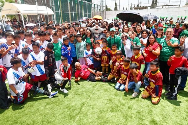 Tonantzin Fernández reafirma su compromiso con la niñez y la juventud al inaugurar el Mundialito Social 2026