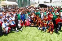 Tonantzin Fernández reafirma su compromiso con la niñez y la juventud al inaugurar el Mundialito Social 2026