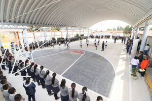 ENTREGA PAOLA ANGON MEJORES ESPACIOS EDUCATIVOS EN ZACAPECHPAN PARA EL SANO DESARROLLO DE LOS ADOLESCENTES