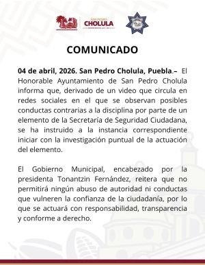 COMUNICADO