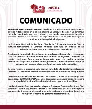 COMUNICADO
