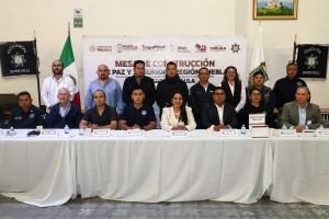 Tonantzin Fernández encabeza Mesa de Construcción de Paz y Seguridad Región Puebla para fortalecer la coordinación interinstitucional