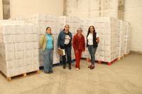 Gobierno de Tonantzin Fernández recibe apoyos alimentarios para grupos vulnerables