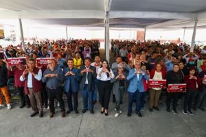 Con Tonantzin Fernández, los programas de bienestar llegan directamente a las familias de San Pedro Cholula