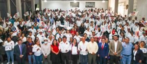 Reafirma Tonantzin Fernández su compromiso con la base trabajadora de San Pedro Cholula