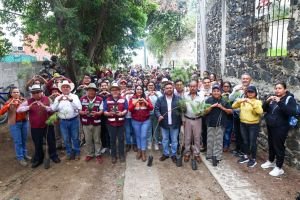 Impulsa Tonantzin Fernández acciones permanentes de reforestación en el Cerro Zapotecas
