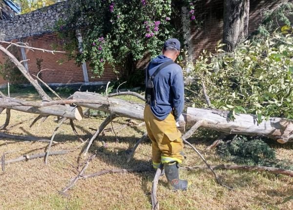 Gobierno de San Pedro Cholula responde ante afectaciones por el Frente Frío No. 13