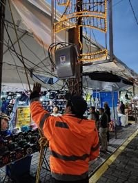 Refuerza Tonantzin Fernández acciones de mantenimiento y alumbrado público en barrios y juntas auxiliares