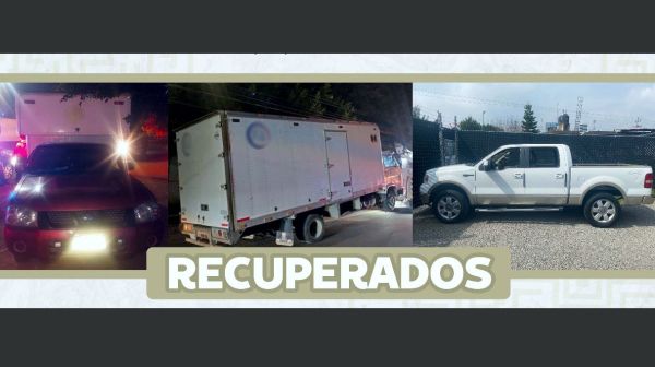 POLICÍA DE SAN PEDRO CHOLULA RECUPERA 3 VEHÍCULOS ROBADOS