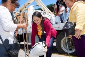 Trabaja Tonantzin Fernández en coordinación con el DIF Estatal en favor de los sectores más vulnerables