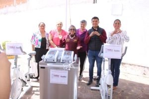 Fortalece DIF Municipal de San Pedro Cholula el Centro de Rehabilitación Integral con nuevo equipamiento