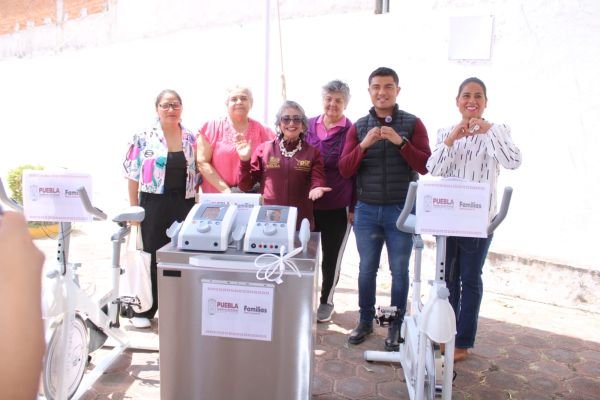 Fortalece DIF Municipal de San Pedro Cholula el Centro de Rehabilitación Integral con nuevo equipamiento