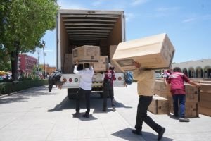 A través de calentadores solares, lleva Tonantzin Fernández bienestar a más de 10 mil cholultecas