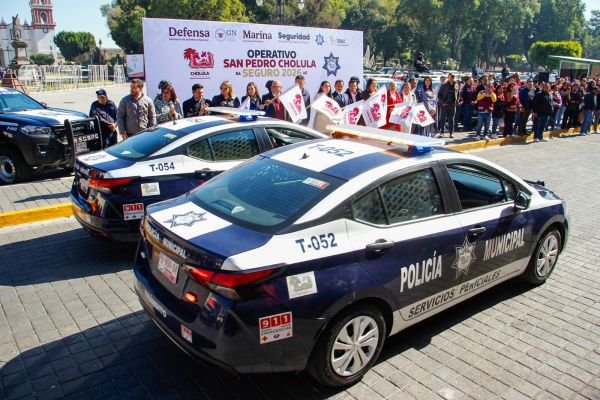Conmemora Tonantzin Fernández el Día de la Bandera y encabeza el arranque del Operativo “San Pedro Cholula Seguro 2026”