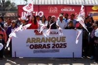 Gobierno de Cholula da banderazo de inicio a 2 megaobras más