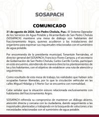 COMUNICADO