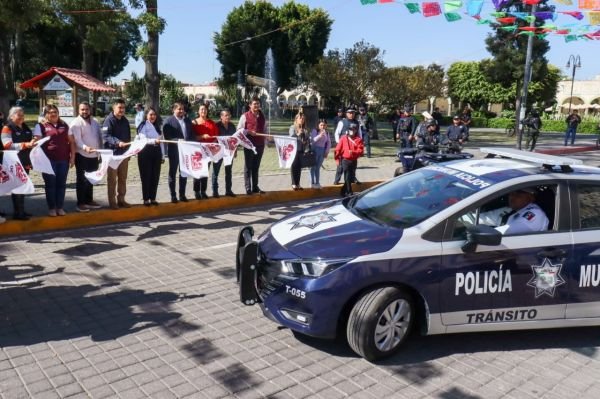 Tonantzin Fernández refuerza la seguridad en San Pedro Cholula con nuevas patrullas