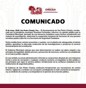 COMUNICADO