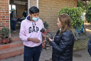 PAOLA ANGON PROMUEVE ACCIONES A FAVOR DE LOS ANIMALES Y EL ENTORNO EN CHOLULA