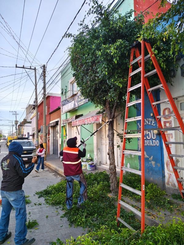 Refuerza Tonantzin Fernández mantenimiento urbano y servicios públicos en San Pedro Cholula