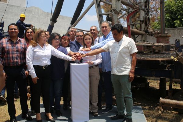 PAOLA ANGON CUMPLE CON COMPROMISO: INICIA PERFORACIÓN DE DOS NUEVOS POZOS PARA SAN PEDRO CHOLULA