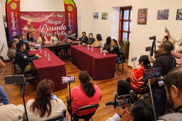 Tonantzin Fernández presentó la Mega Posada Navideña de San Pedro Cholula