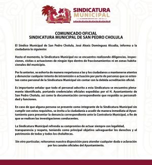 COMUNICADO OFICIAL
