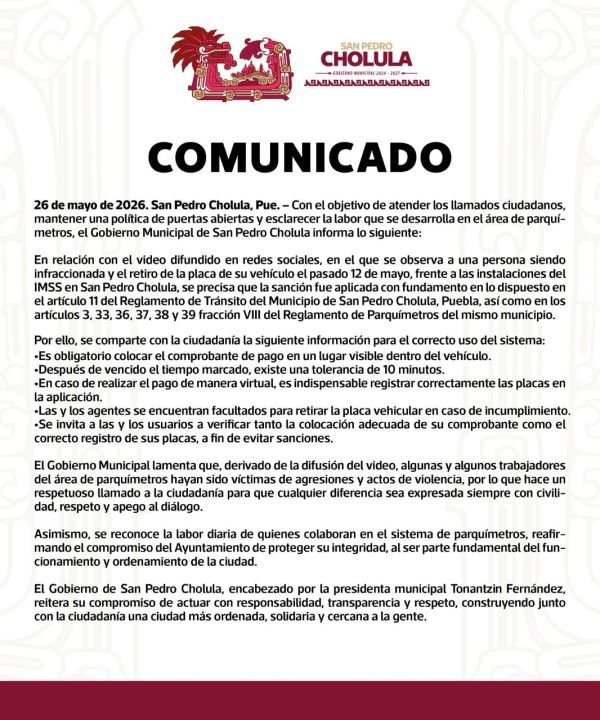 COMUNICADO